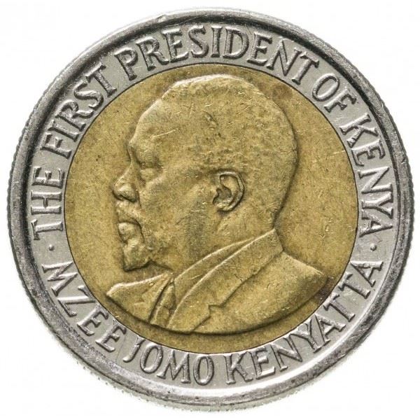 Kenya 5 Shillings | M.J.Kenyatta Coin | KM37.2 | 2010