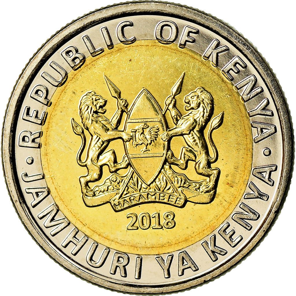 Kenya 5 Shillings Rhino Coin | KM46 | 2018