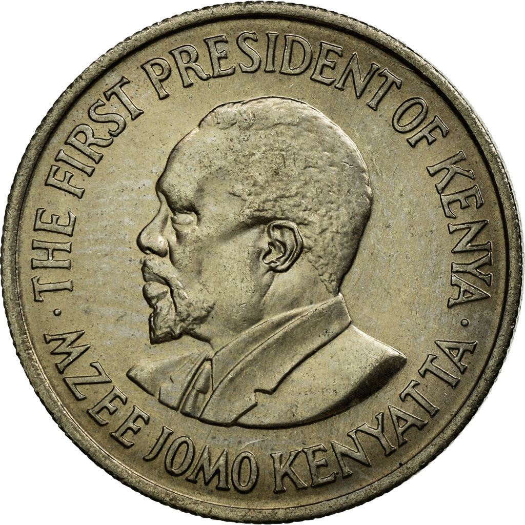 Kenya 50 Cents | Mzee Jomo Kenyatta Coin | KM13 | 1969 - 1978