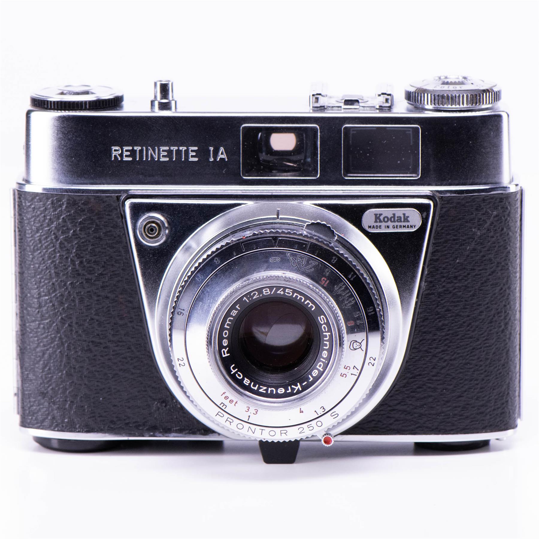 Kodak Retinette 1A Camera | Reomar 45mm f2.8 lens | White | Germany 1959 - 1966