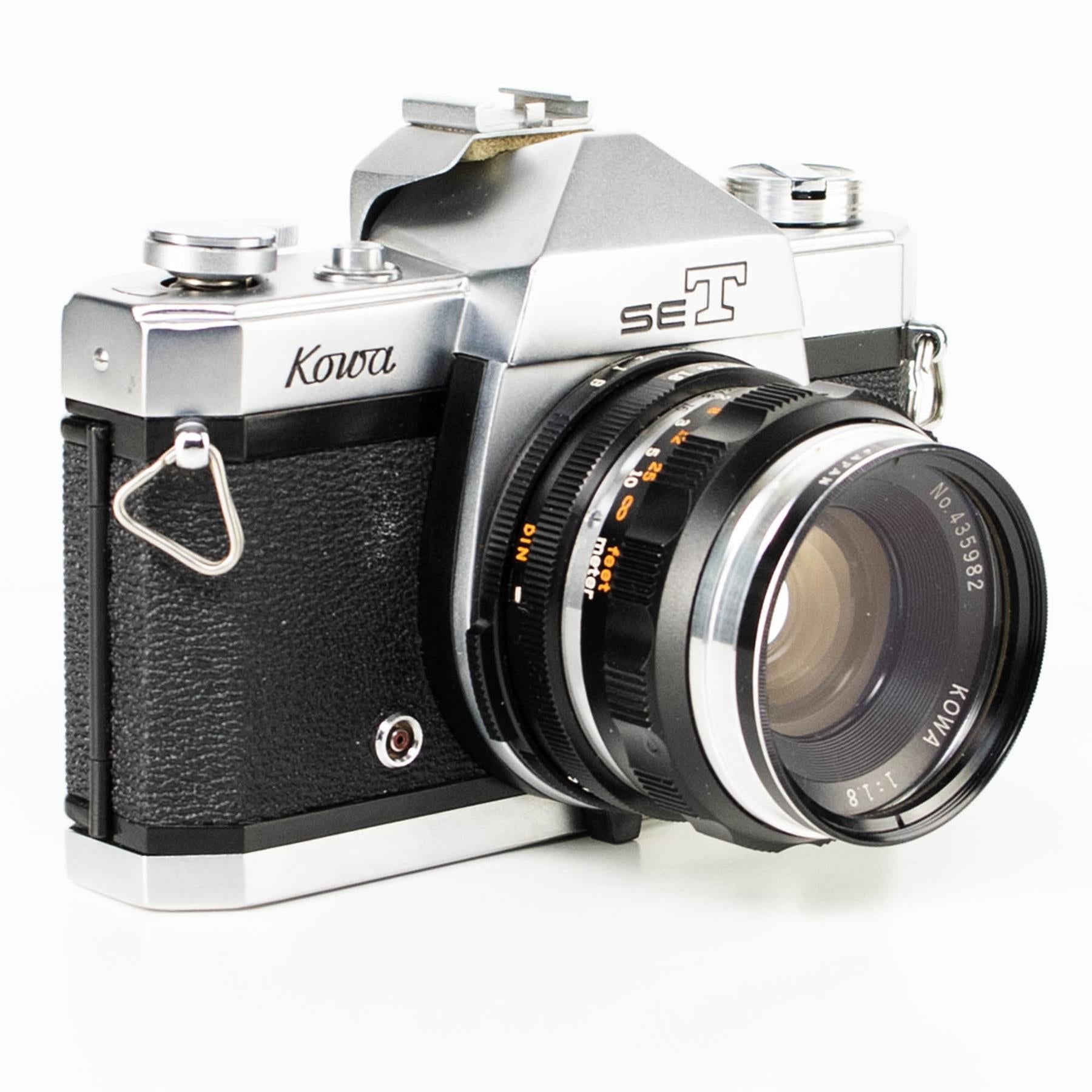 Kowa seT Camera | Fixed Kowa 50mm f1.8 lens | White | Japan | 1967 | Not working