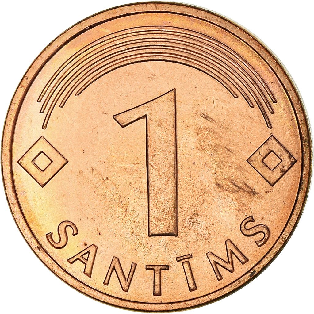 Latvia Coin Latvian 1 Santims | KM15 | 1992 - 2008