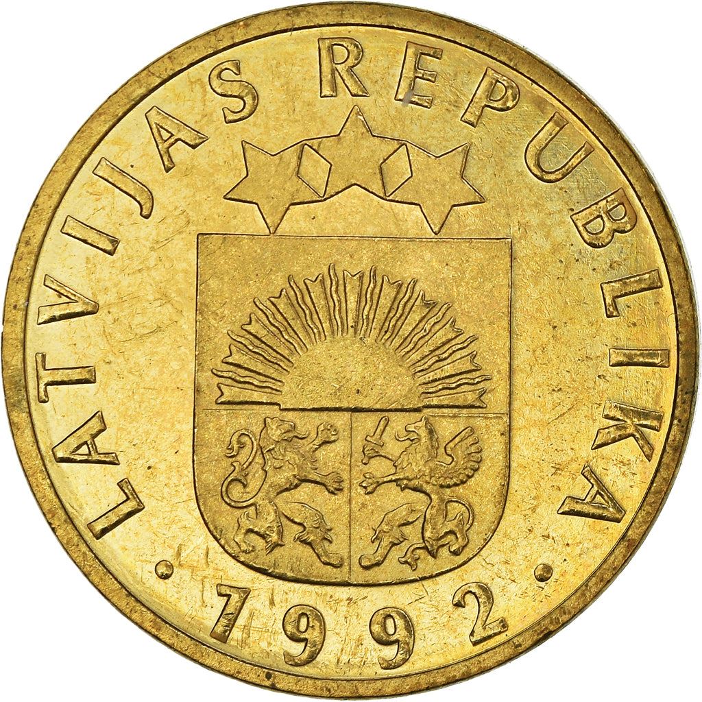 Latvia Coin Latvian 10 Santimu | KM17 | 1992 - 2008