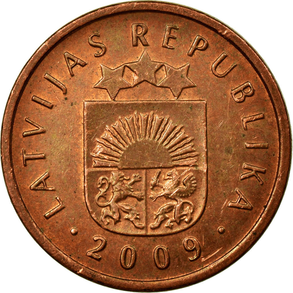 Latvia Coin Latvian 2 Santimi | KM21 | 1992 - 2009