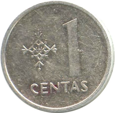 Lithuania Coin Lithuanian 1 Centas | Vytis | Horse | Knight | KM85 | 1991