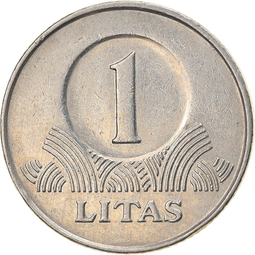 Lithuania Coin Lithuanian 1 Litas | Vytis | Knight | Horse | KM111 | 1998 - 2014