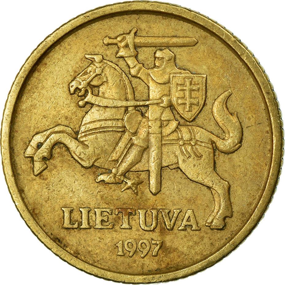 Lithuania Coin Lithuanian 10 Centų | Vytis | Knight | Horse | KM106 | 1997 - 2014