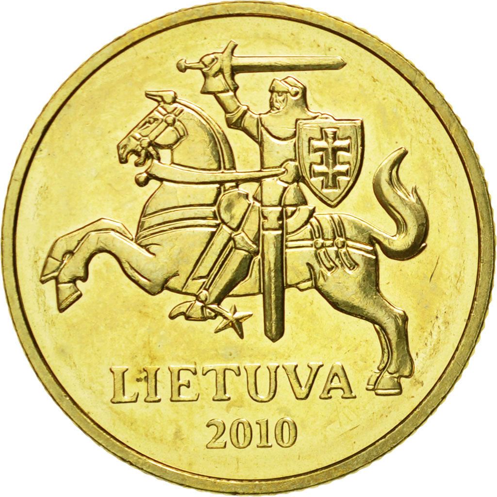 Lithuania Coin Lithuanian 20 Centų | Vytis | Knight | Horse | KM107 | 1997 - 2014