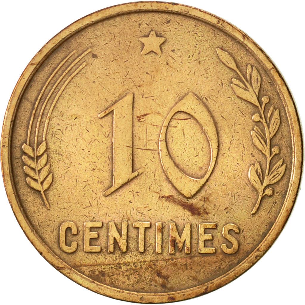 Luxembourg 10 Centimes Coin | Grand Duchess Charlotte | KM41 | 1930