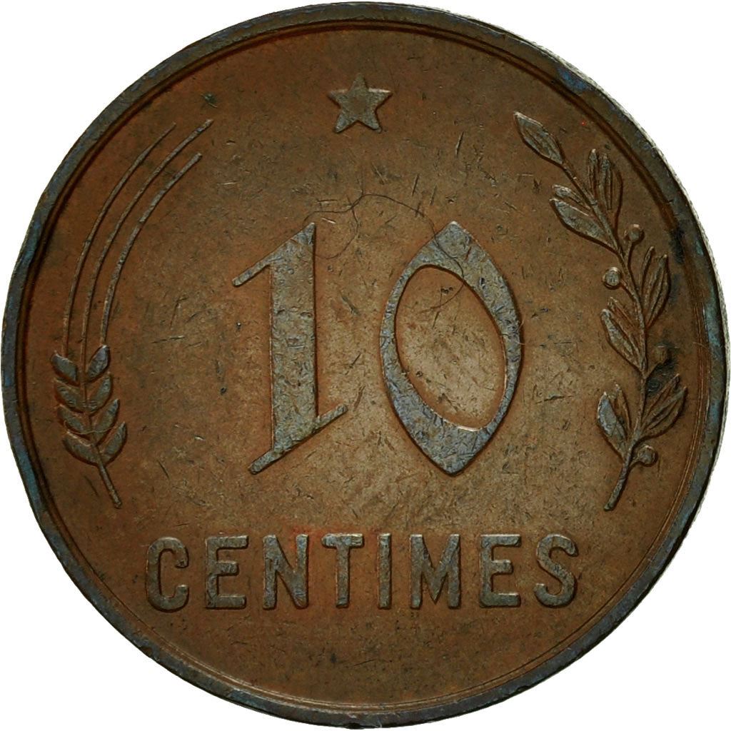 Luxembourg 10 Centimes Coin | Grand Duchess Charlotte | KM41 | 1930