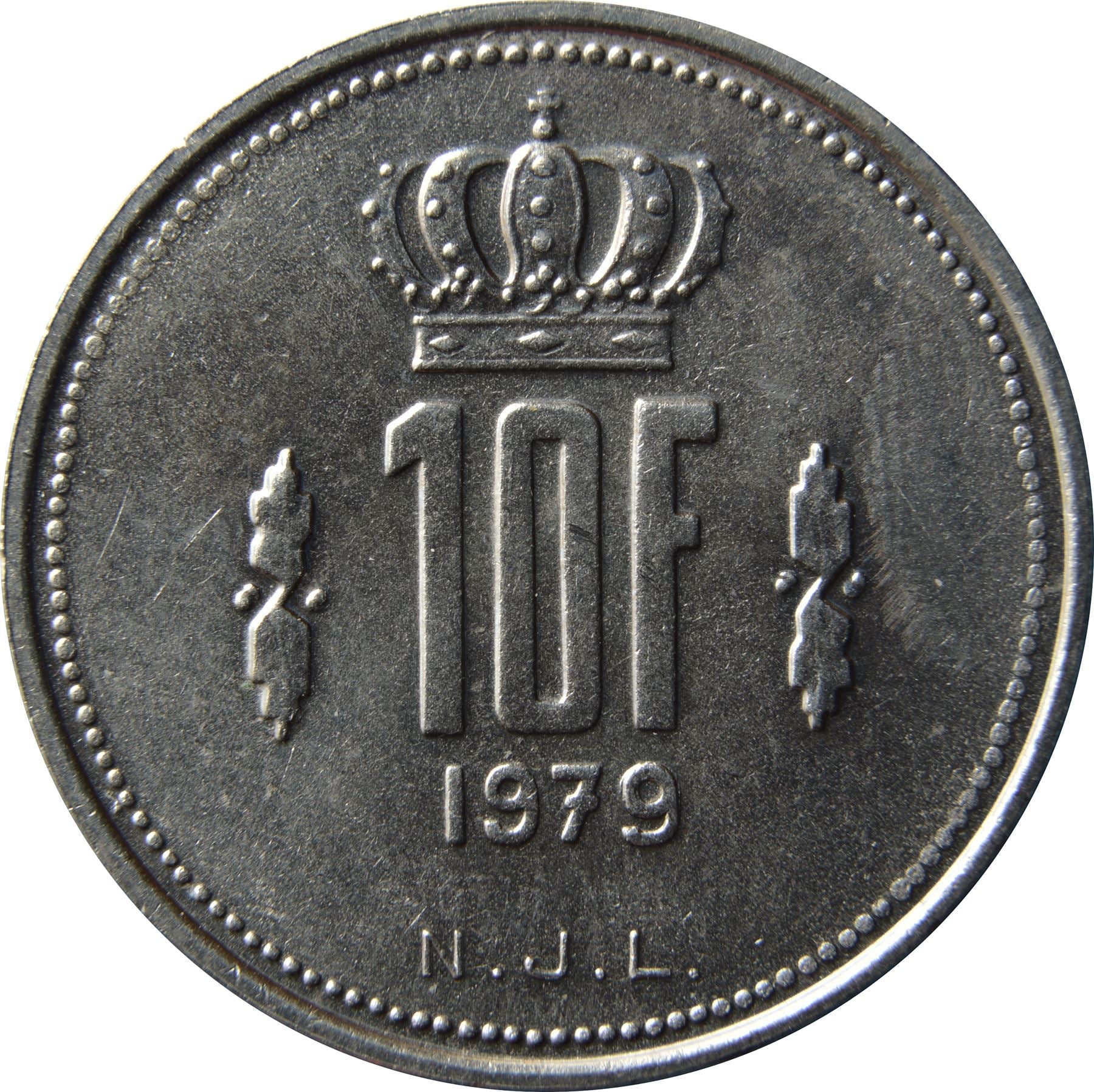 Luxembourg | 10 Francs Coin Prince Jean | KM57 | 1971 - 1980