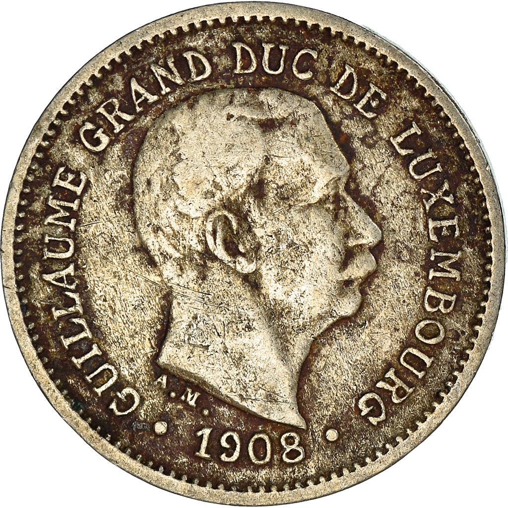 Luxembourg | 5 Centimes Coin | Guillaume IV | William IV | KM26 | 1908