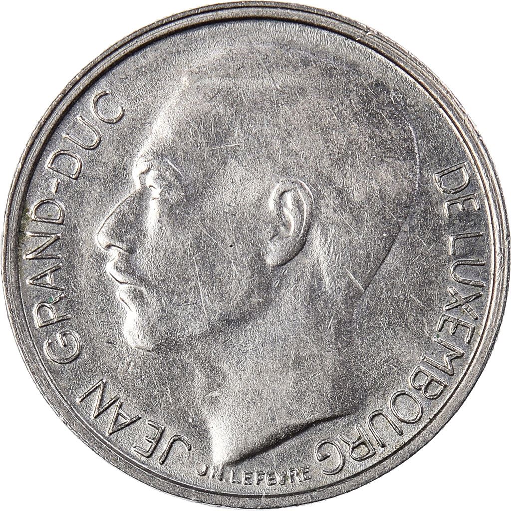 Luxembourg Coin Luxembourger 1 Franc | Prince Jean | KM55 | 1965 - 1984