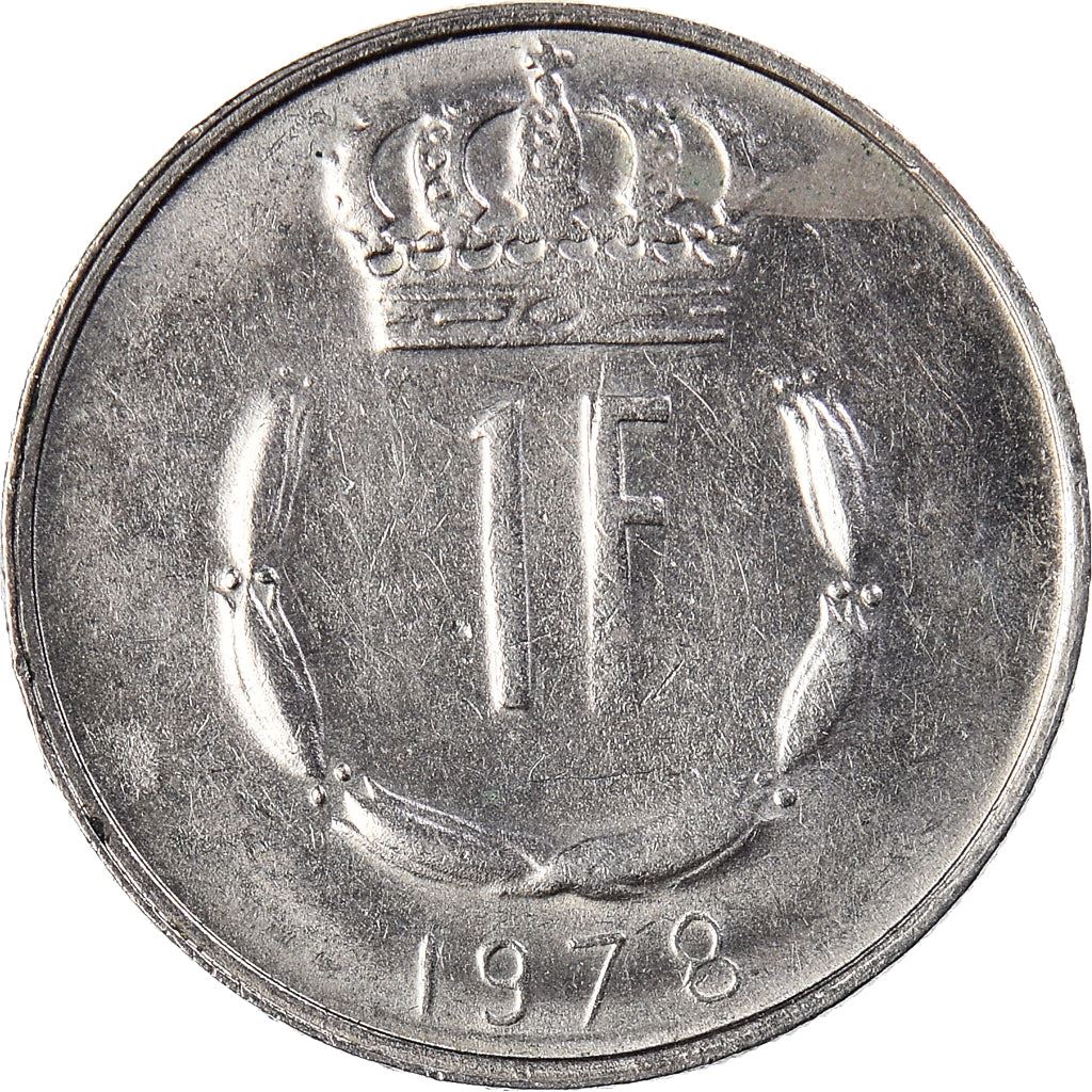 Luxembourg Coin Luxembourger 1 Franc | Prince Jean | KM55 | 1965 - 1984