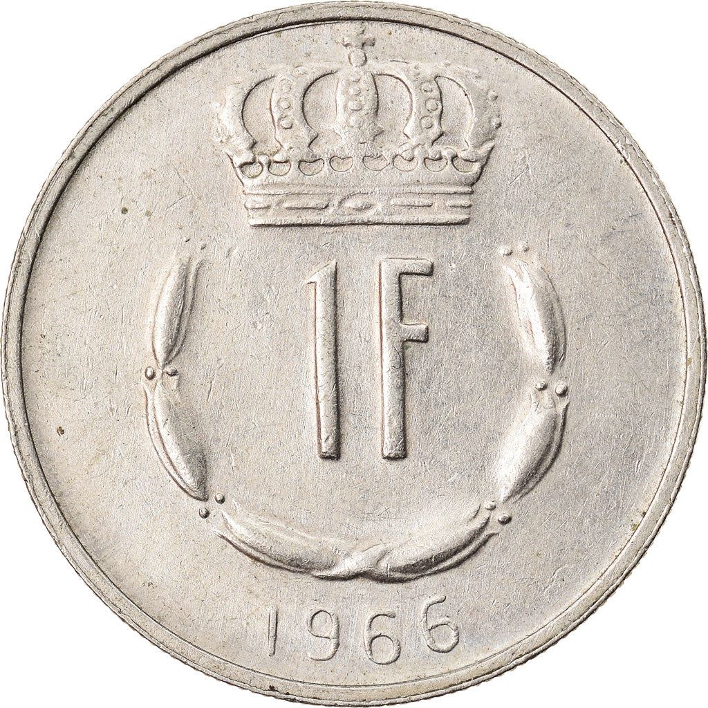 Luxembourg Coin Luxembourger 1 Franc | Prince Jean | KM55 | 1965 - 1984