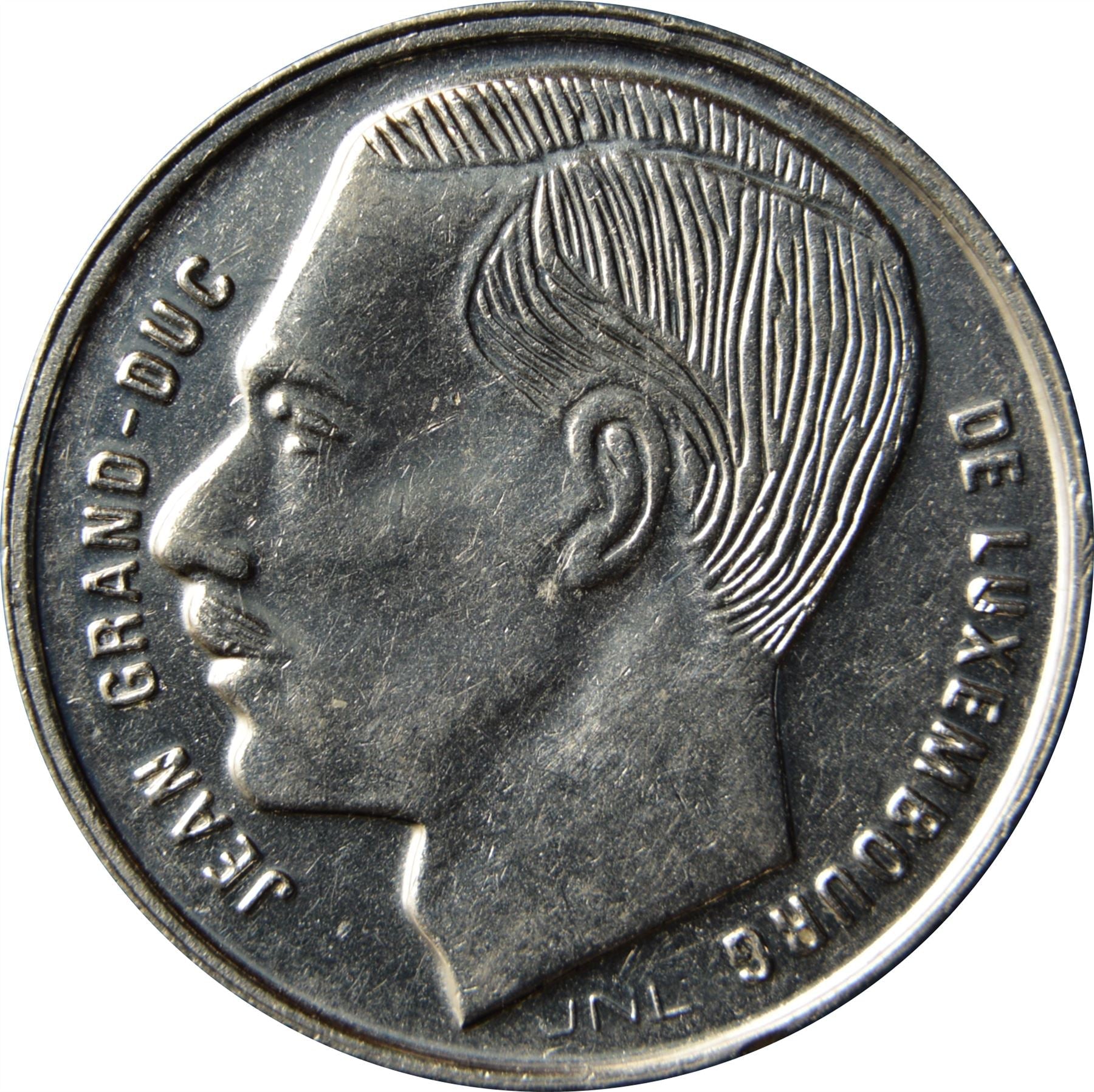 Luxembourg Coin Luxembourger 1 Franc | Prince Jean | KM63 | 1988 - 1995