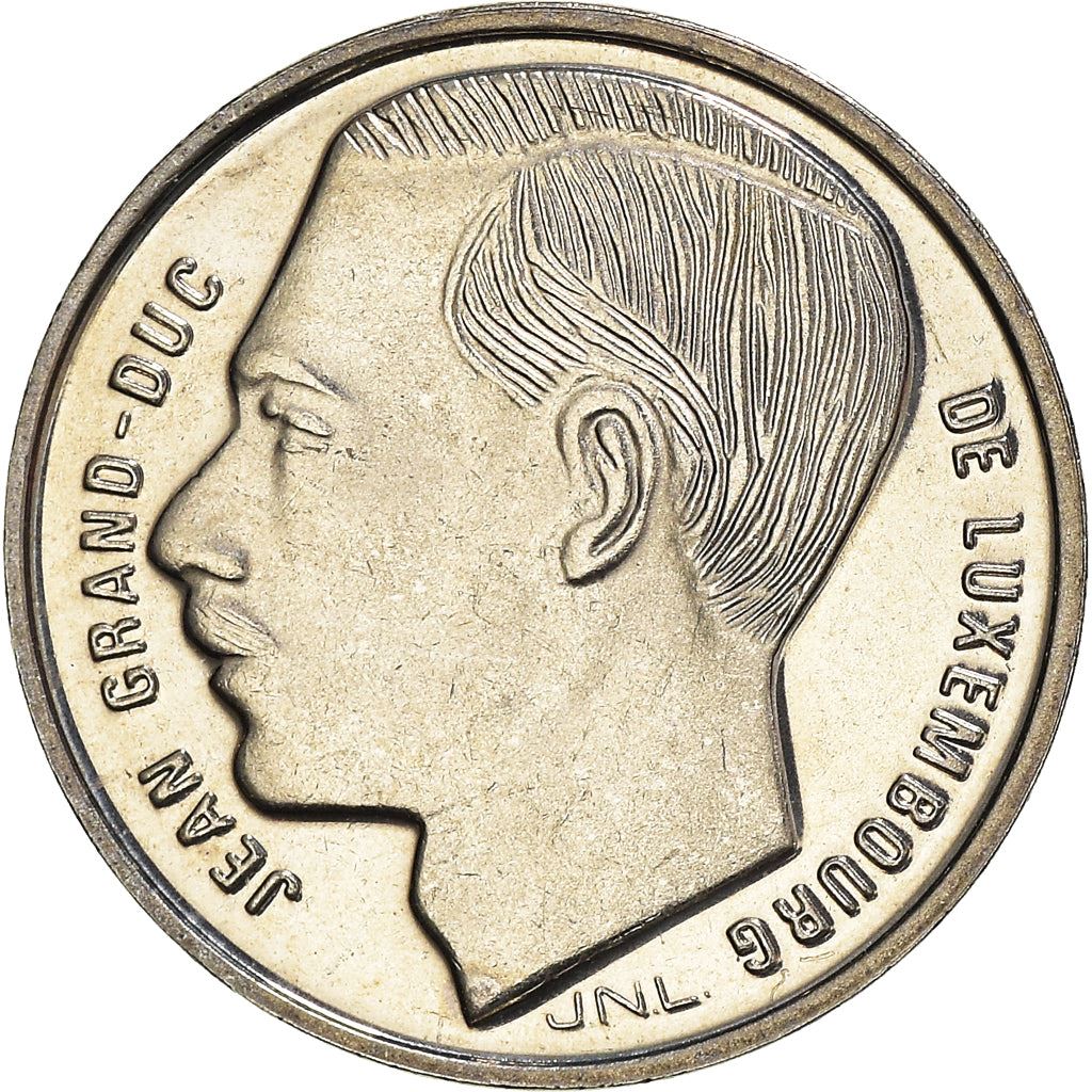 Luxembourg Coin Luxembourger 1 Franc | Prince Jean | KM63 | 1988 - 1995