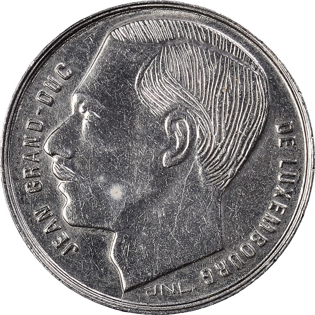 Luxembourg Coin Luxembourger 1 Franc | Prince Jean | KM63 | 1988 - 1995