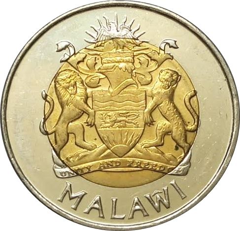 Malawi Coin Malawian 5 Kwacha | Fisherman | KM57 | 2006