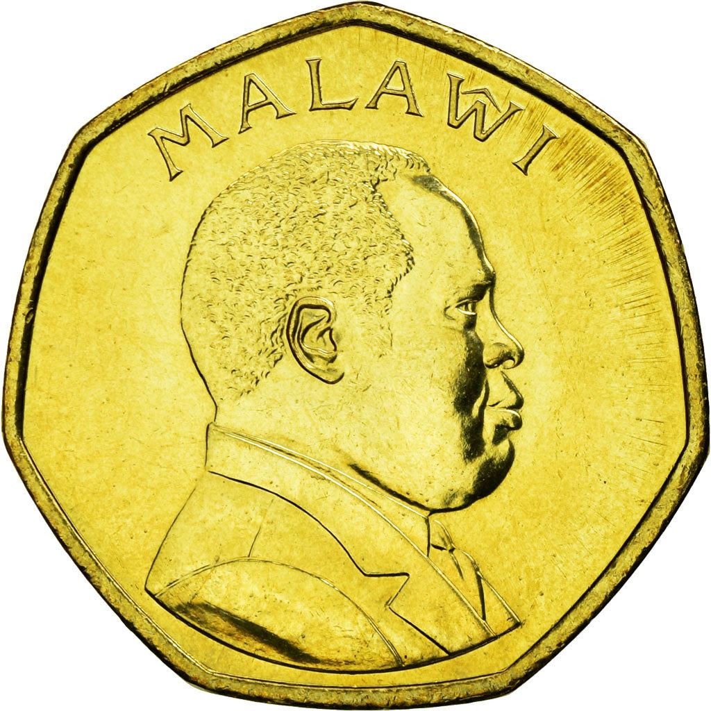 Malawi Coin Malawian 50 Tambala Coin | President Bakili Muluzi | KM30 | 1996 - 2004