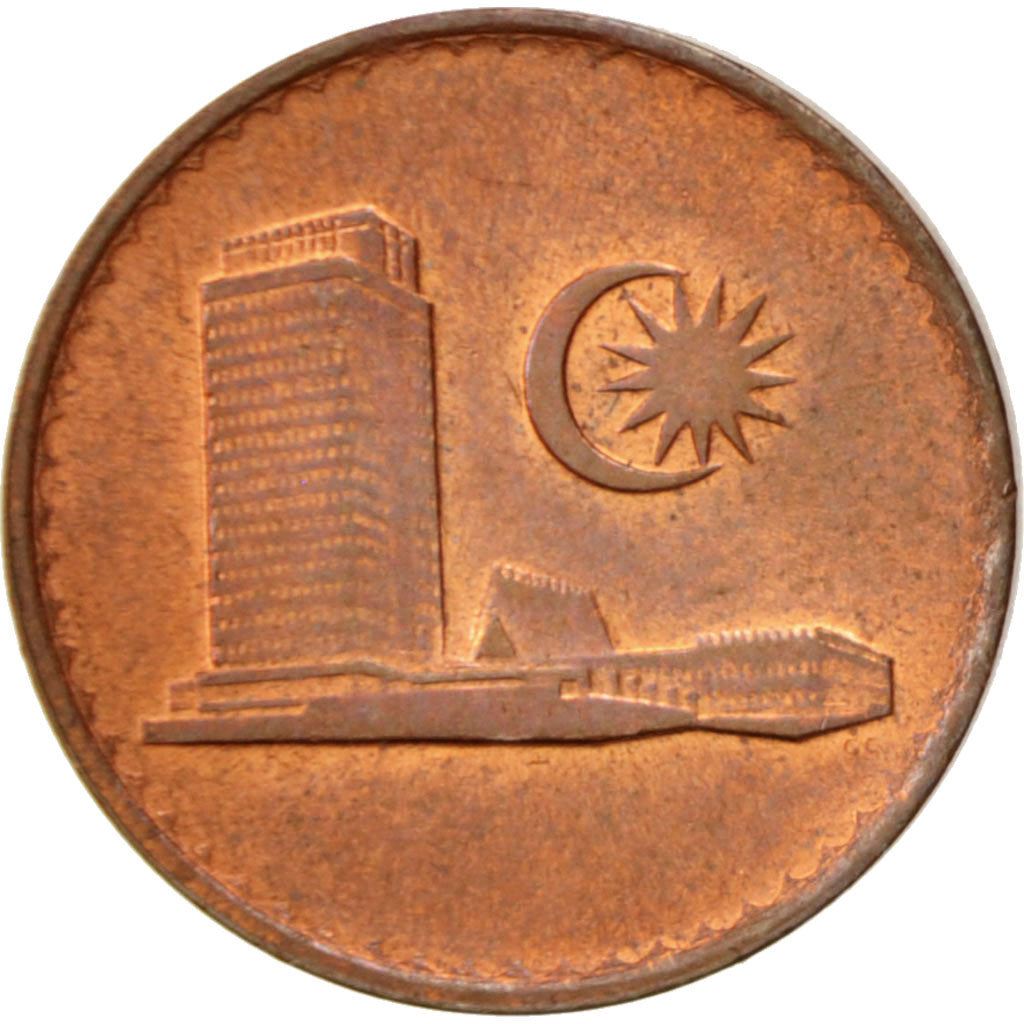 Malaysia | 1 Sen Coin | Parliament House | Km:1A | 1973 - 1988