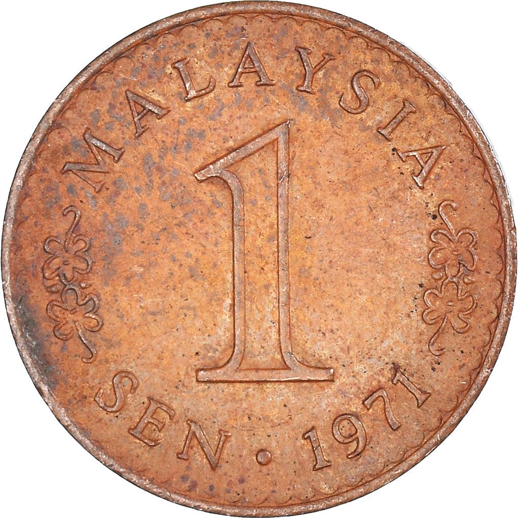 Malaysia | 1 Sen Coin | Parliament house | Km:1 | 1967 - 1981