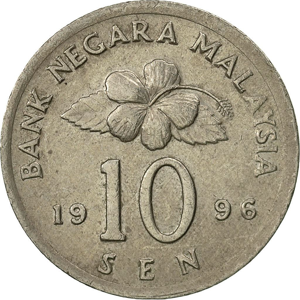 Malaysia | 10 Sen Coin | Congkak | Km:51 | 1989 - 2011