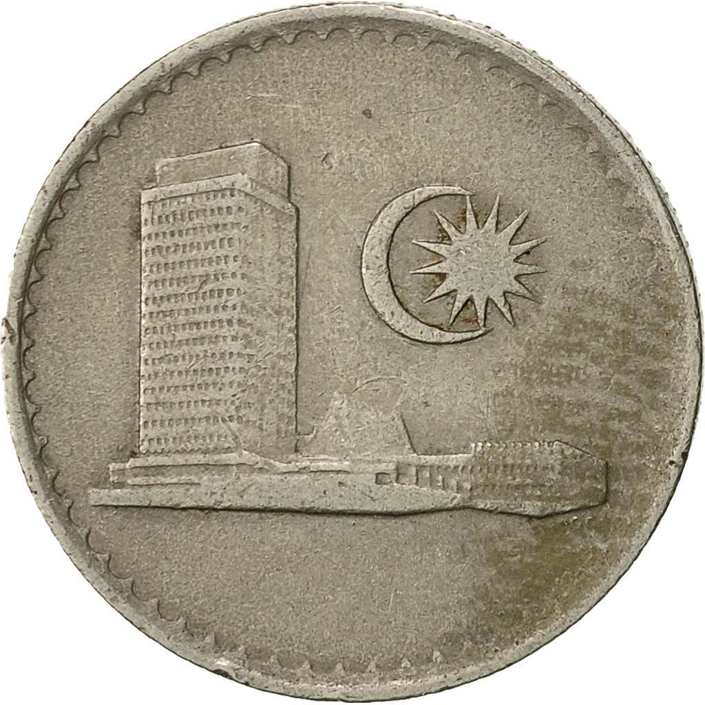 Malaysia | 10 Sen Coin | Parliament building | Km:3 | 1967 - 1988