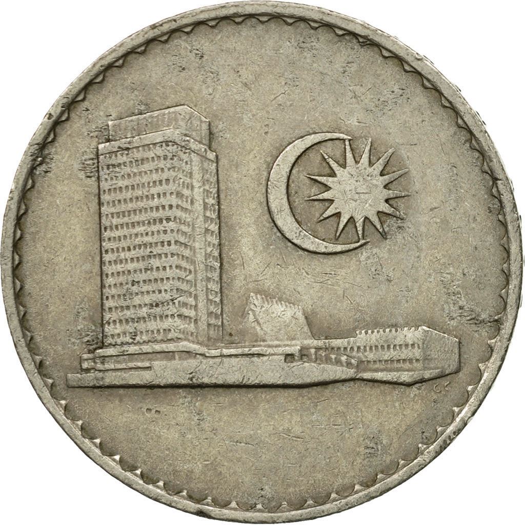 Malaysia | 50 Sen Coin | Parliament house | Km:5 | 1967 - 1988