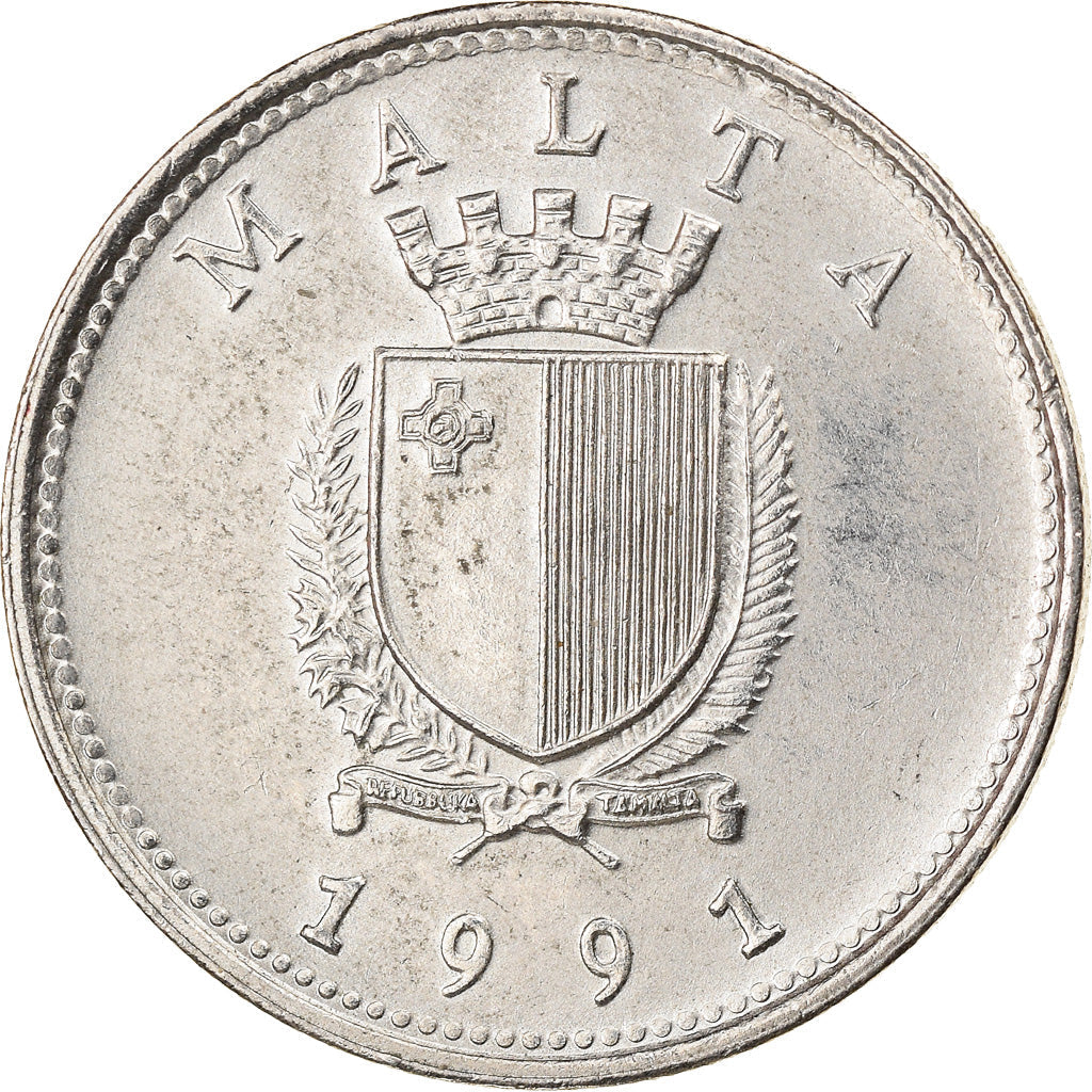 Malta Coin Maltese 10 Cents | Mahi Mahi Fish | KM96 | 1991 - 2007