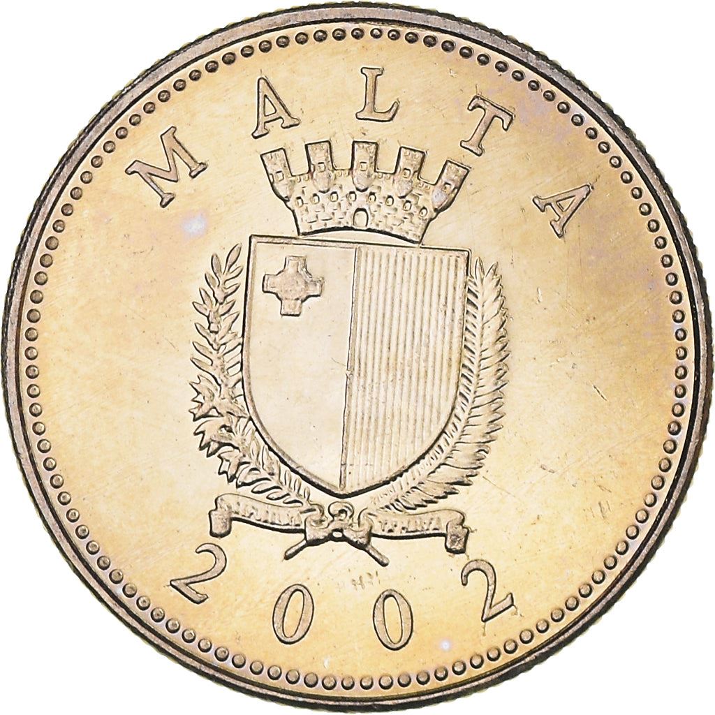 Malta Coin Maltese 2 Cents | Olive Branch | KM94 | 1991 - 2007