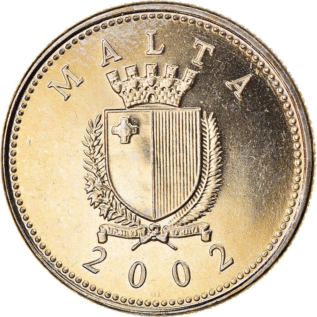 Malta Coin Maltese 2 Cents | Olive Branch | KM94 | 1991 - 2007