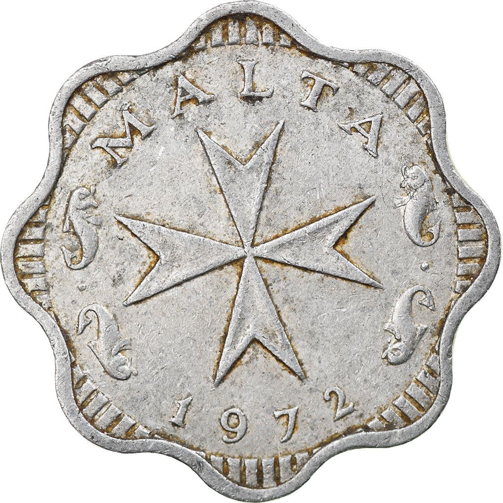 Malta Coin Maltese 2 Mils | Maltese Cross | KM5 | 1972 - 2007