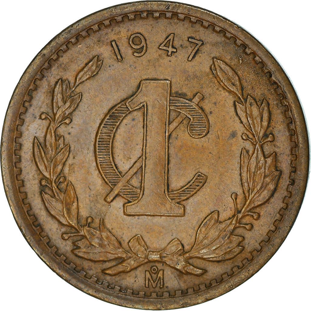 Mexico 1 Centavo | Estados Unidos Mexicanos | Encina Coin | KM415 | 1905 - 1949