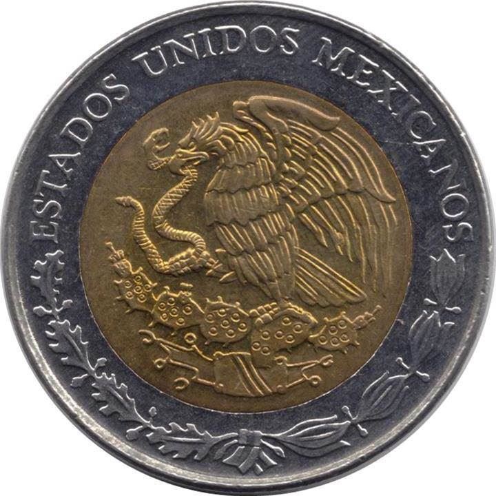 Mexico 1 Nuevo Peso | Anillo de la Aceptación | Acceptance Ring Coin | KM550 | 1992 - 1995