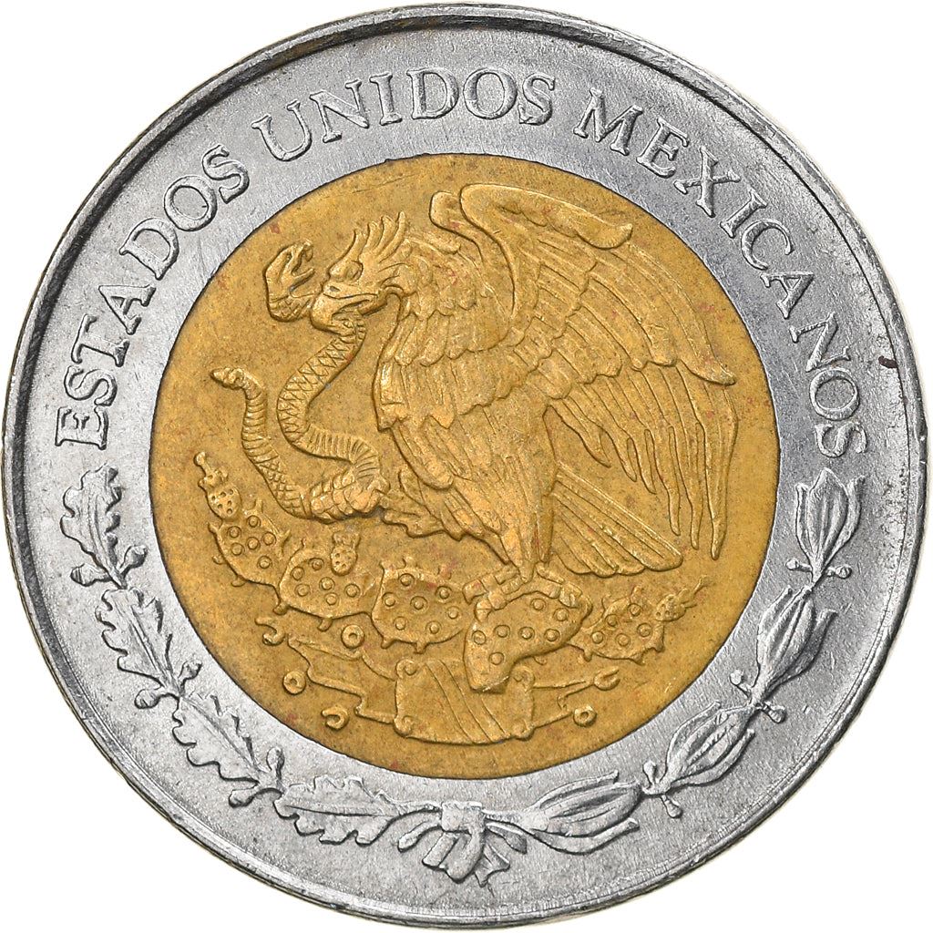 Mexico 1 Nuevo Peso | Anillo de la Aceptación | Acceptance Ring Coin | KM550 | 1992 - 1995