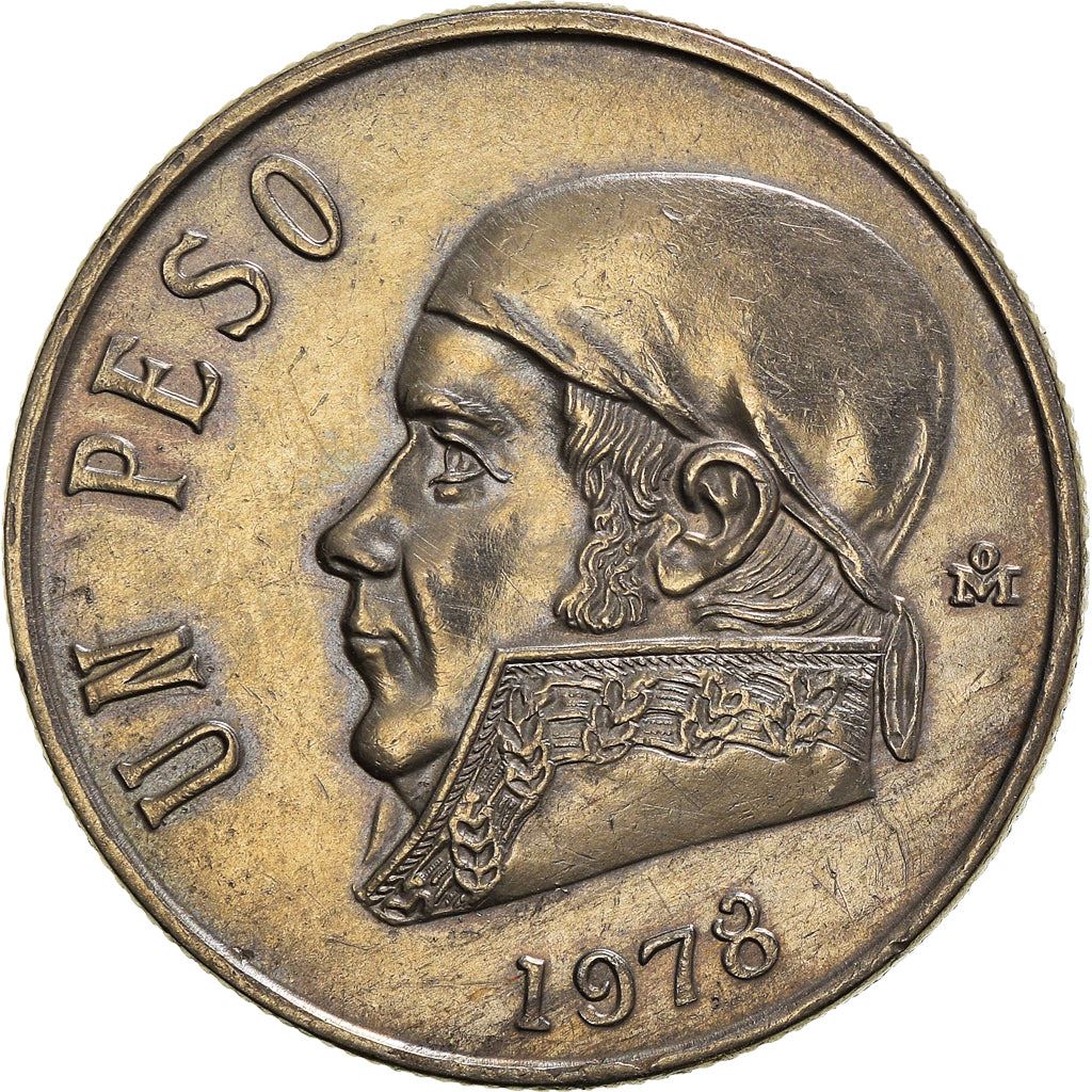 Mexico 1 Peso | José Maria Teclo Morelos y Pavón | Eagle Coin | KM460 | 1970 - 1983