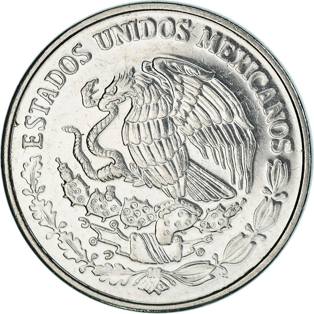 Mexico 10 Centavos | Mexico emblem | Eagle | Aztec calendar Coin | KM547 | 1992 - 2009