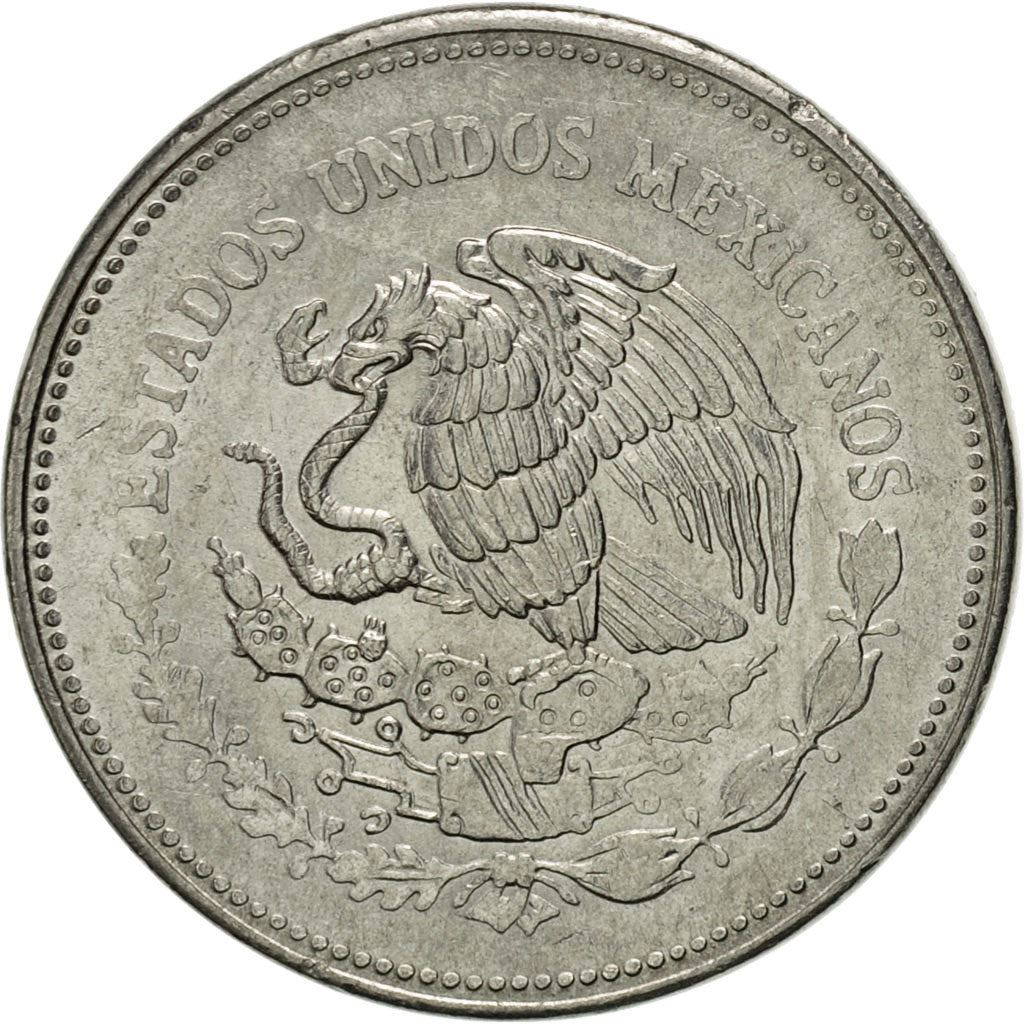 Mexico 10 Pesos | Miguel Hidalgo y Costilla | Eagle | Snake Coin | KM512 | 1985 - 1990