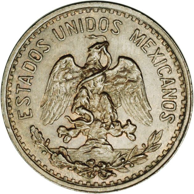 Mexico 2 Centavos | National arms | Wreth Coin | KM419 | 1905 - 1941