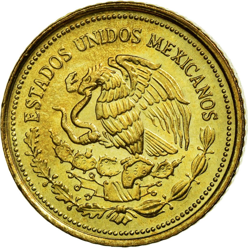 Mexico 20 Pesos | Guadalupe Victoria | Golden Eagle | Snake Coin | KM508 | 1985 - 1990