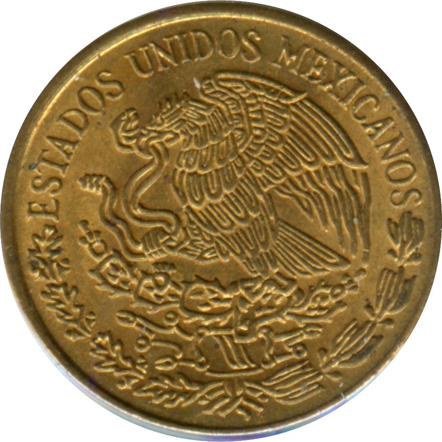 Mexico 5 Centavos | Eagle | Snake | Josefa Ortiz de Domínguez Coin | KM427 | 1970 - 1976