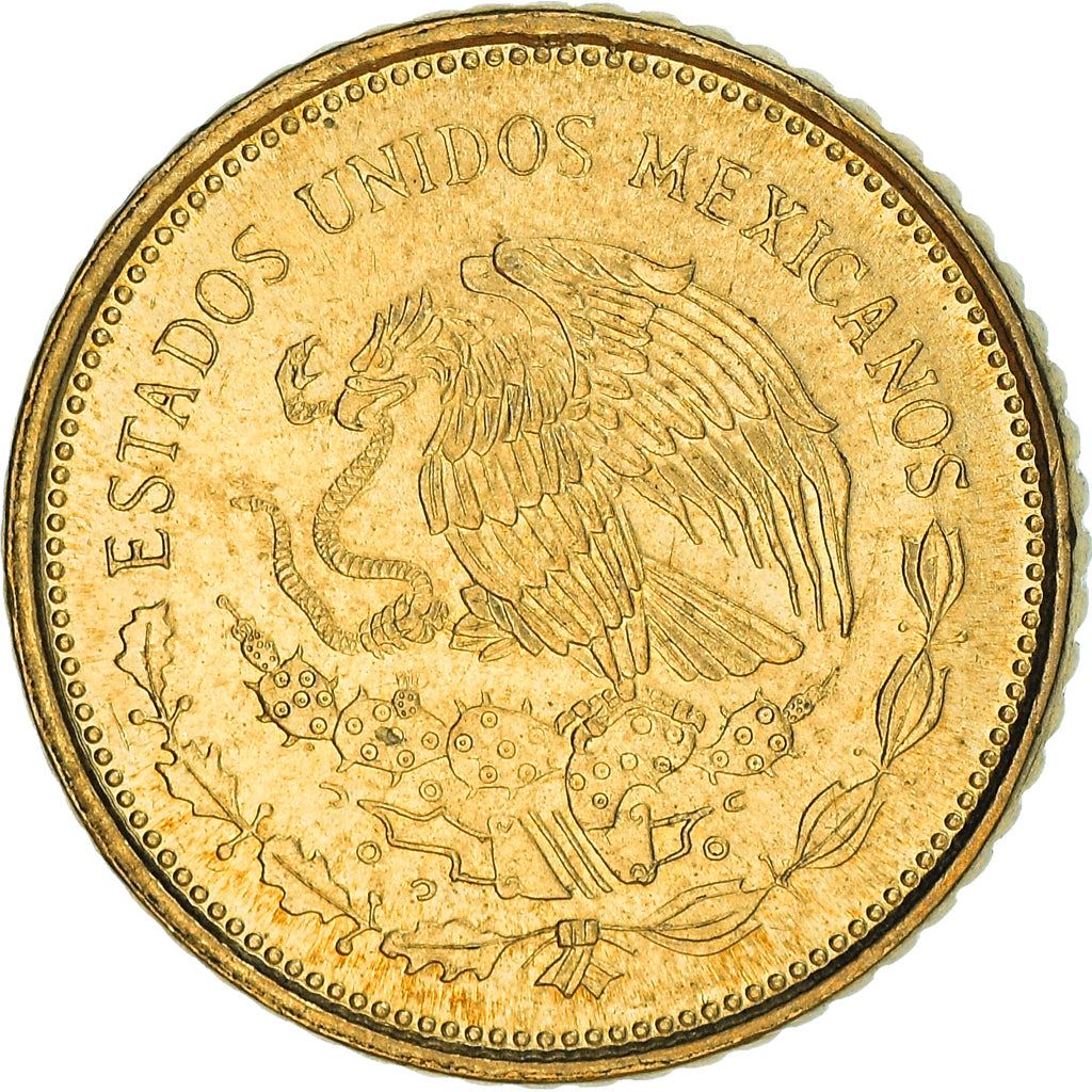 Mexico 5 Pesos Coin | Golden Eagle | Laurel | KM502 | 1985 - 1988