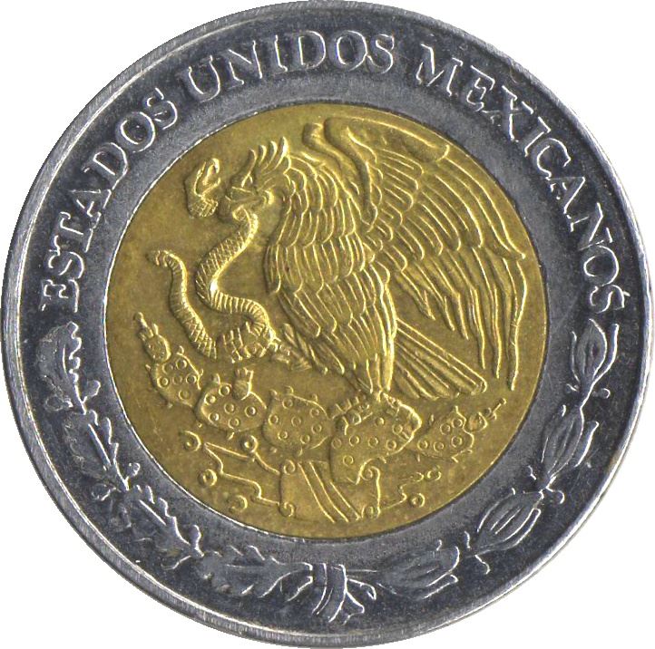 Mexico 5 Pesos Coin | Ignacio Lopez Rayon | KM894 | 2008