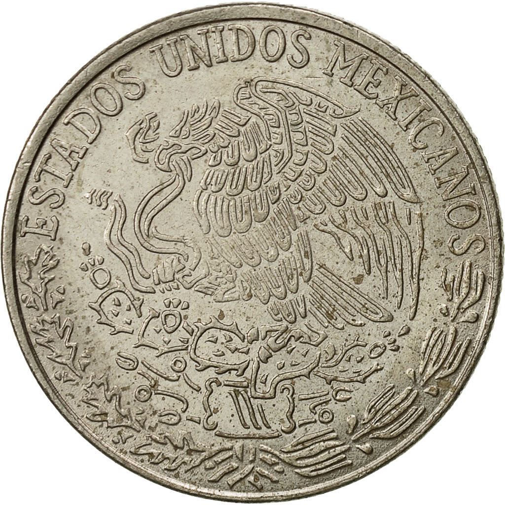 Mexico 50 Centavos |King Cuauhtemoc | Feather crown Coin | KM452 | 1970 - 1983