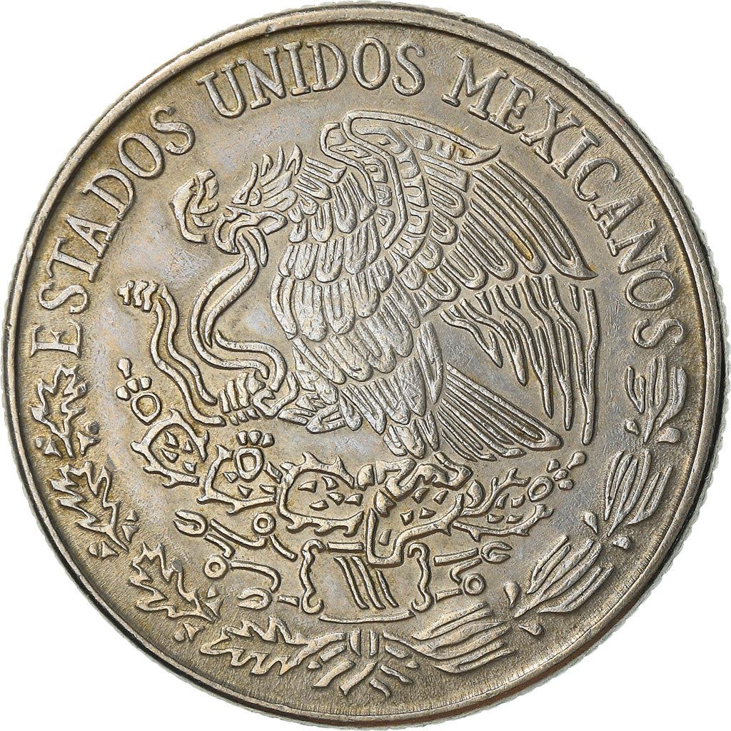 Mexico 50 Centavos |King Cuauhtemoc | Feather crown Coin | KM452 | 1970 - 1983