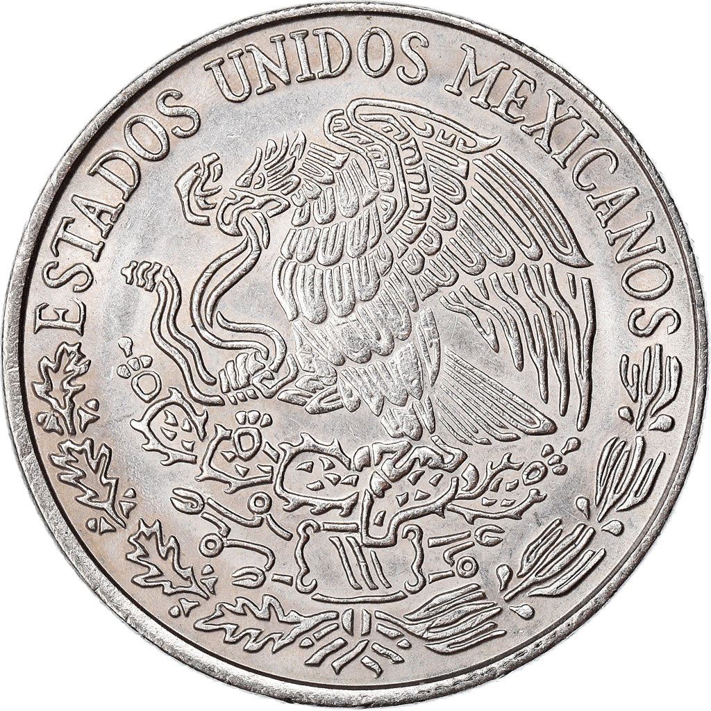 Mexico 50 Centavos |King Cuauhtemoc | Feather crown Coin | KM452 | 1970 - 1983