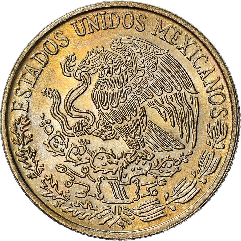 Mexico 50 Centavos |King Cuauhtemoc | Feather crown Coin | KM452 | 1970 - 1983