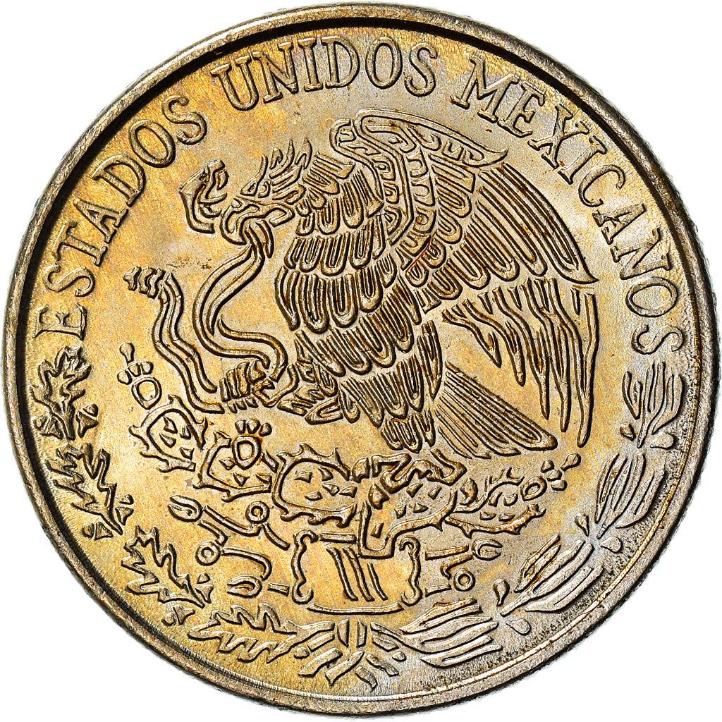 Mexico 50 Centavos |King Cuauhtemoc | Feather crown Coin | KM452 | 1970 - 1983