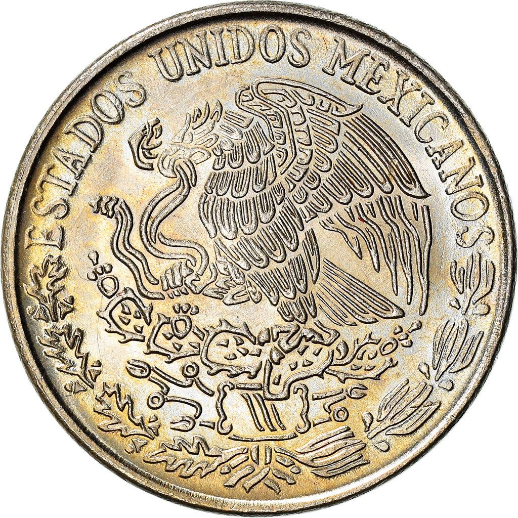 Mexico 50 Centavos |King Cuauhtemoc | Feather crown Coin | KM452 | 1970 - 1983